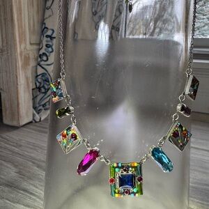 Vintage Firefly Necklace & Matching Earrings